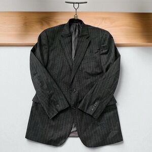 Ralph Lauren Pinstripe Wool Blazer Jacket 43L